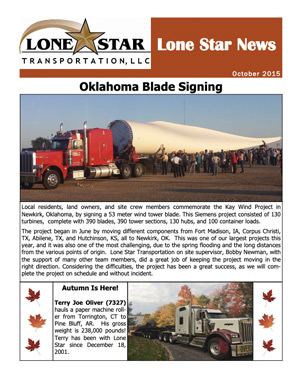 Lone Star Newsletter