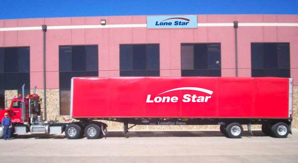 aerospace-slider3 Lone Star Transportation truck and trailer
